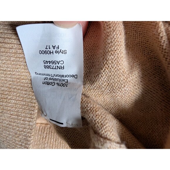 J.Crew Beige Sweater Leopard Graphic Print Womens Long Sleeve Lightweight - Picture 6 of 8